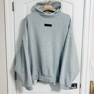 Authentic Fear Of God Essentials Gray Hoodie Sweater Size 2XL XXL